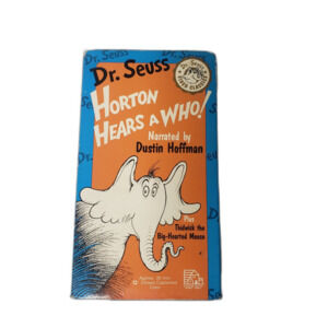 Dr Seuss Horton Hears A Who VHS Video Tape Movie Narrated By Dustin Hoffman 1992